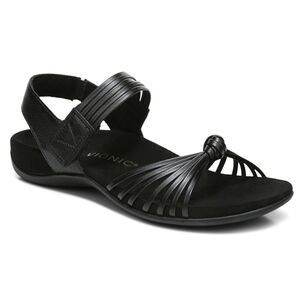 Vionic Talulah Sandal Black Leather Women's 7